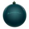 Vickerman 4" Dark Teal Pearl UV Drilled Ball Ornament 6 per bag.